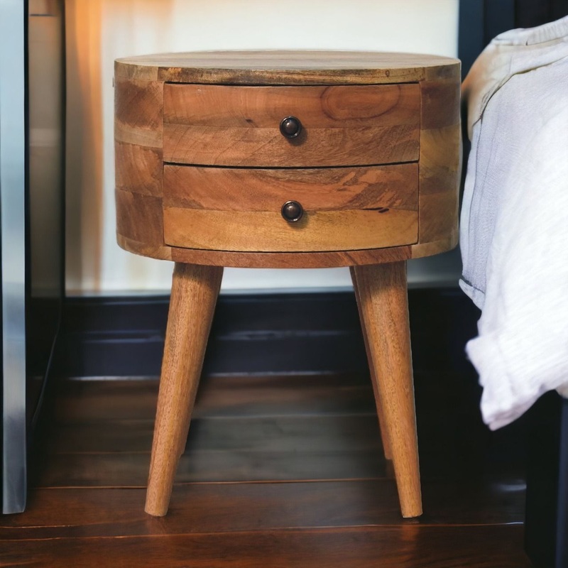 Odyssey – Bedside Nightstand|Dark Brown|Light Brown
