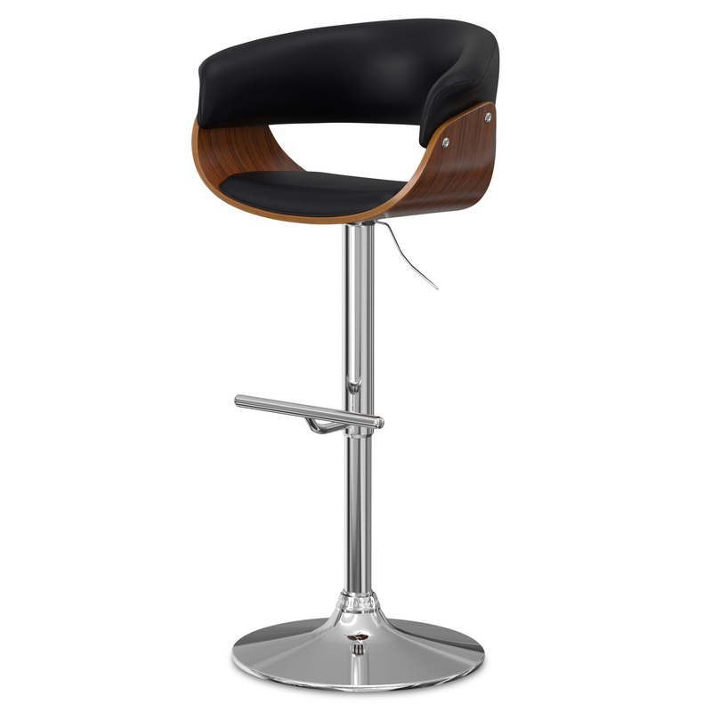 Sheldon – Upholstered Adjustable Swivel Bar Stool