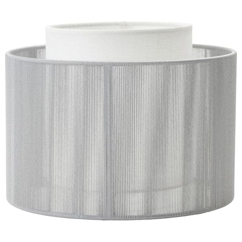 SYMFONISK shade for speaker lamp base, textile/white