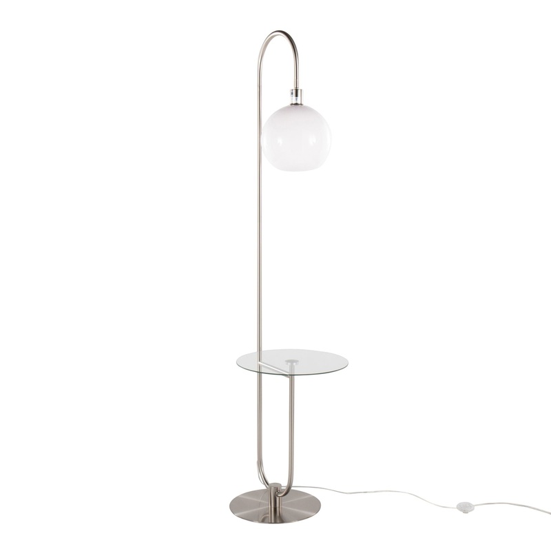 Trombone – Contemporary / Glam Floor Lamp