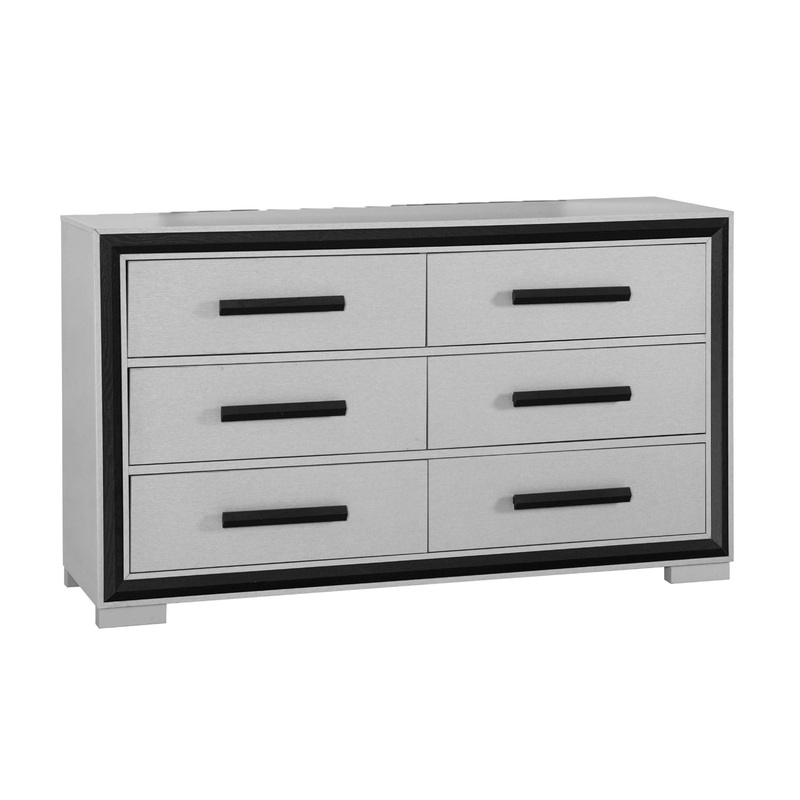 Adelaide – Dresser With Sleek Finish And Drawer Pulls