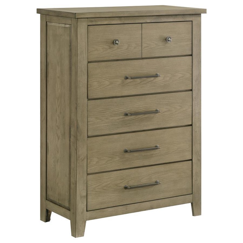 Hazlewood – 5-Drawer Bedroom Chest Of Drawers – Vineyard Oak