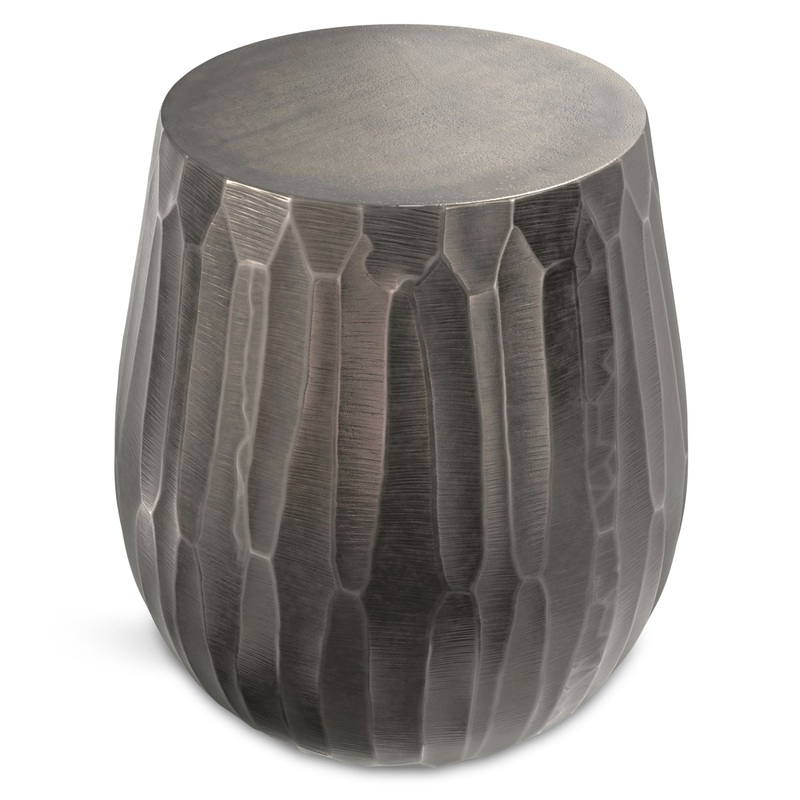 Nellie – Cast Aluminum Side Table – Black