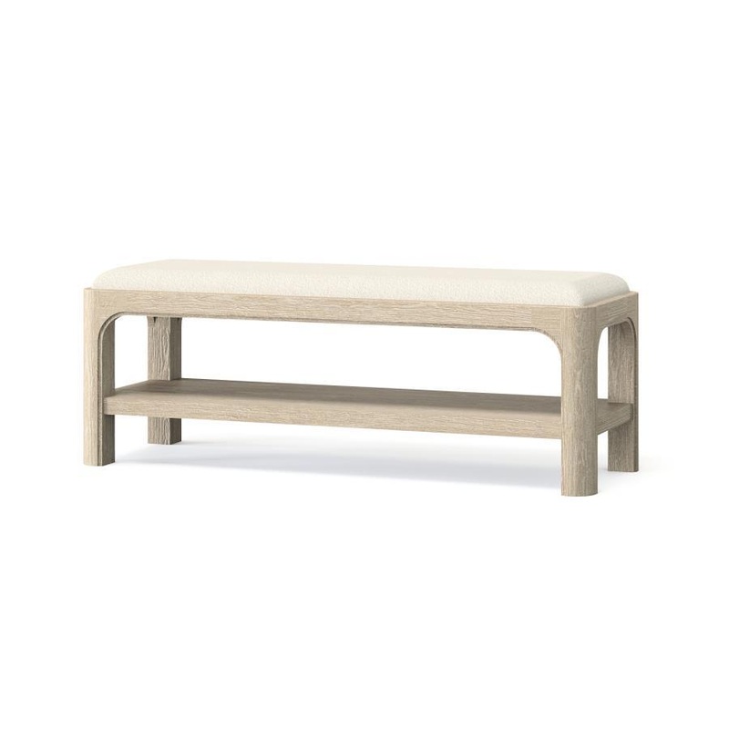 Solano – 49 Bedroom Bed End Bench – Weathered Mango