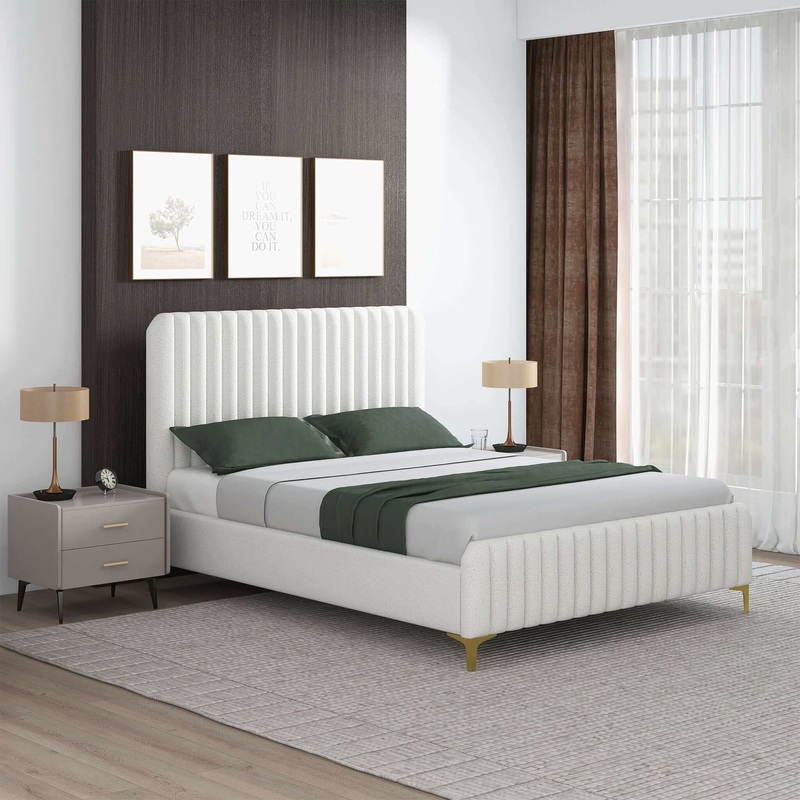 Valery – Upholstered Platform Bed