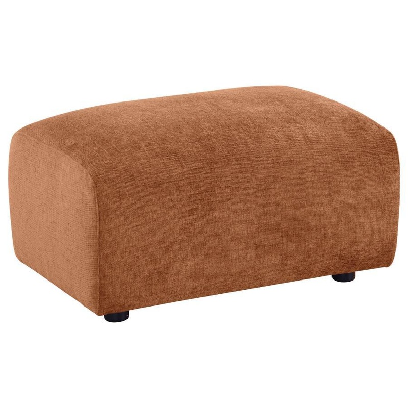 Burnett – Chenille Upholstered Ottoman