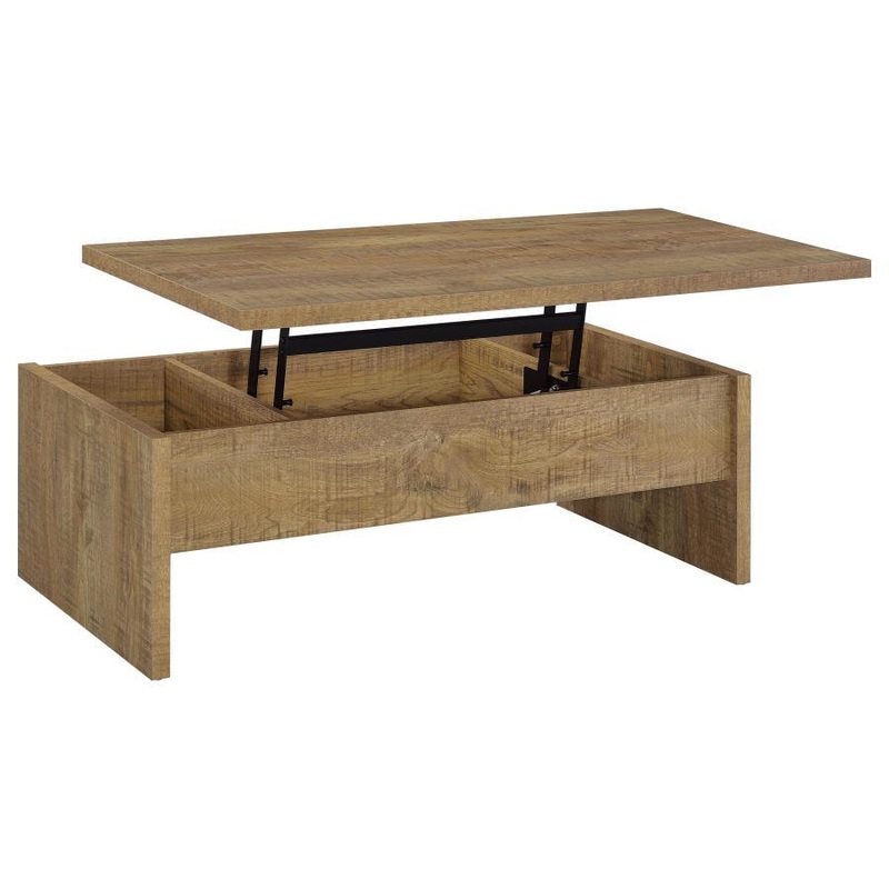 Canoga – Engineered Wood Lift Top Cocktail Coffee Table – Mango