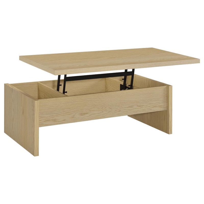 Canoga – Engineered Wood Lift Top Coffee Table – Light Oak