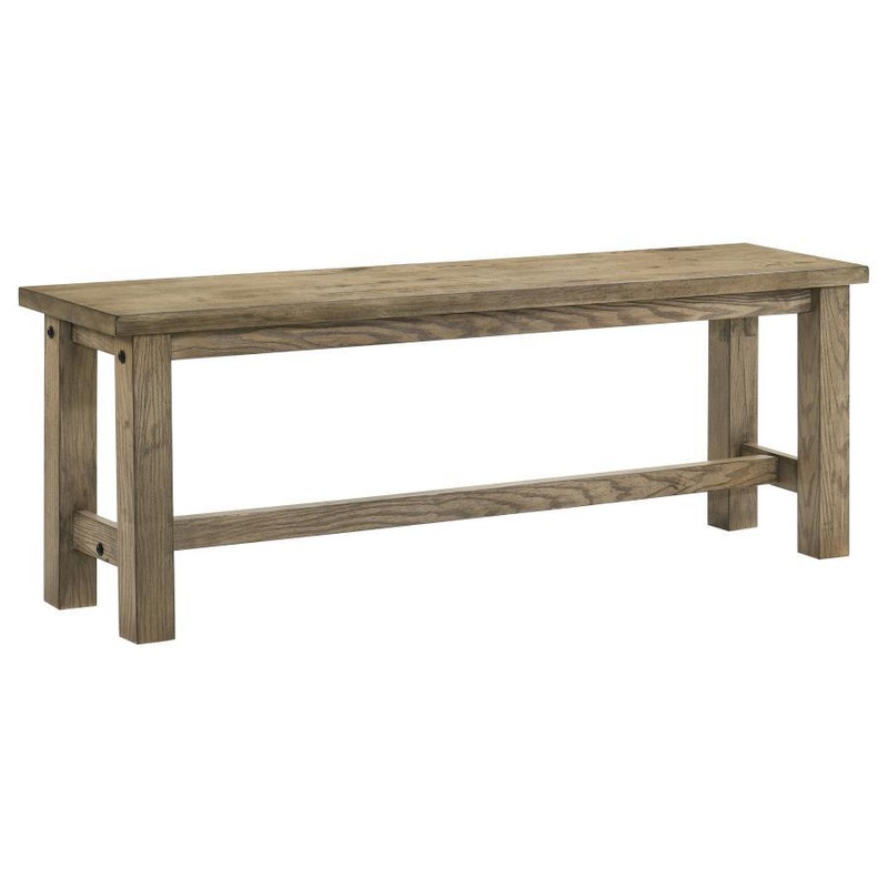 Cardova – 51 Solid Wood Dining Bench – Vineyard Oak