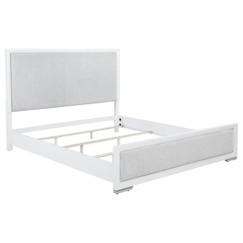 Gracemont – Panel Bed|White|Queen|California King|King