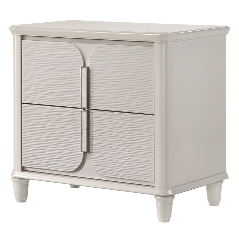 Laveda – Nightstand – Pearl White