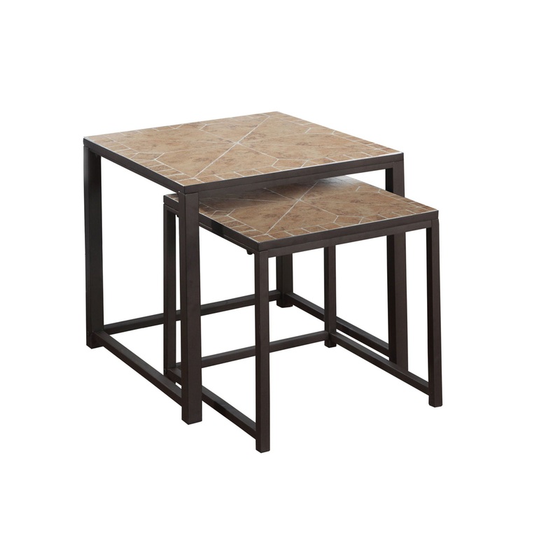 Nesting Table, Space-Saving Design Transitional (Set of 2)