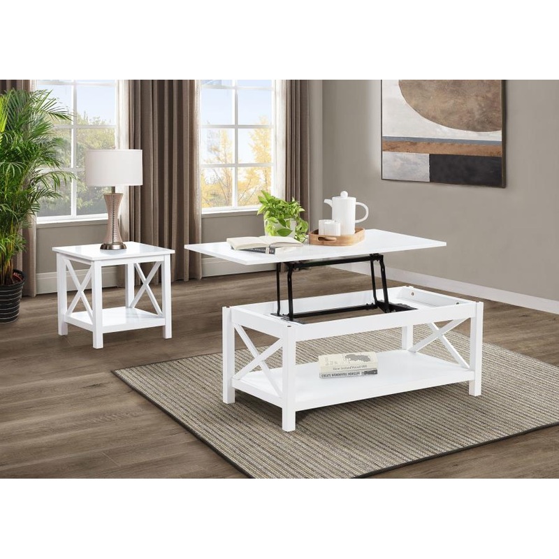 Skyview – Rectangular Lift Top Coffee Table Set