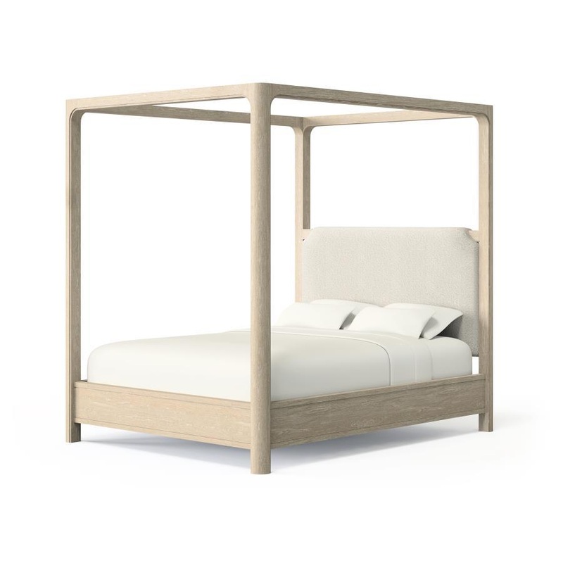 Solano – 85 Queen Canopy Bed – Weathered Mango