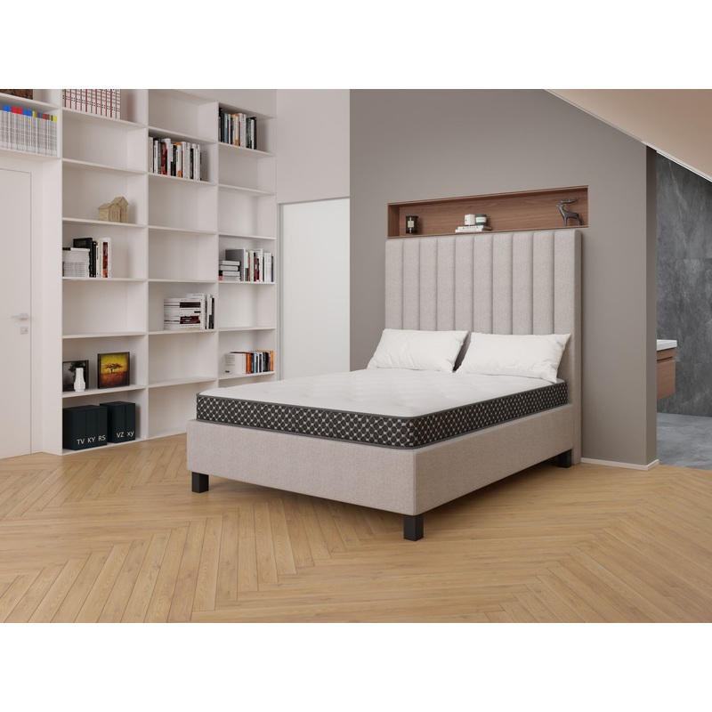 6 Quilted Foam Firm Mattress|White|Twin|Twin Long|Full|Queen|King