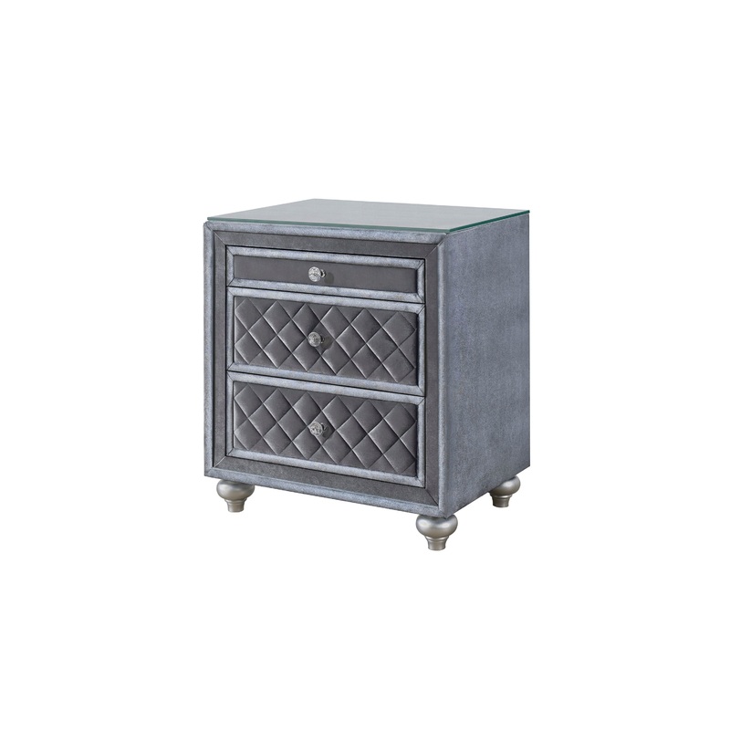 Cameo – Nightstand|Dark Gray|Black