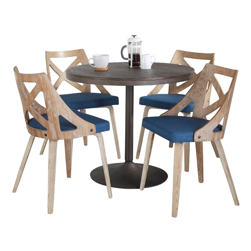 Dakota Charlotte – 5 Piece Contemporary Dining Set