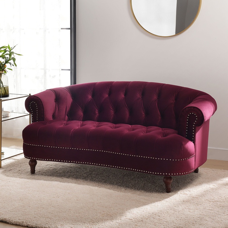 La Rosa – Victorian Chesterfield Loveseat