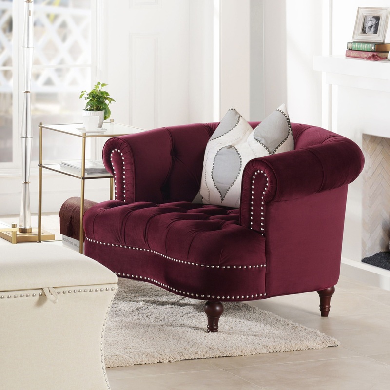 La Rosa – Victorian Tufted Upholstered Accent Chair