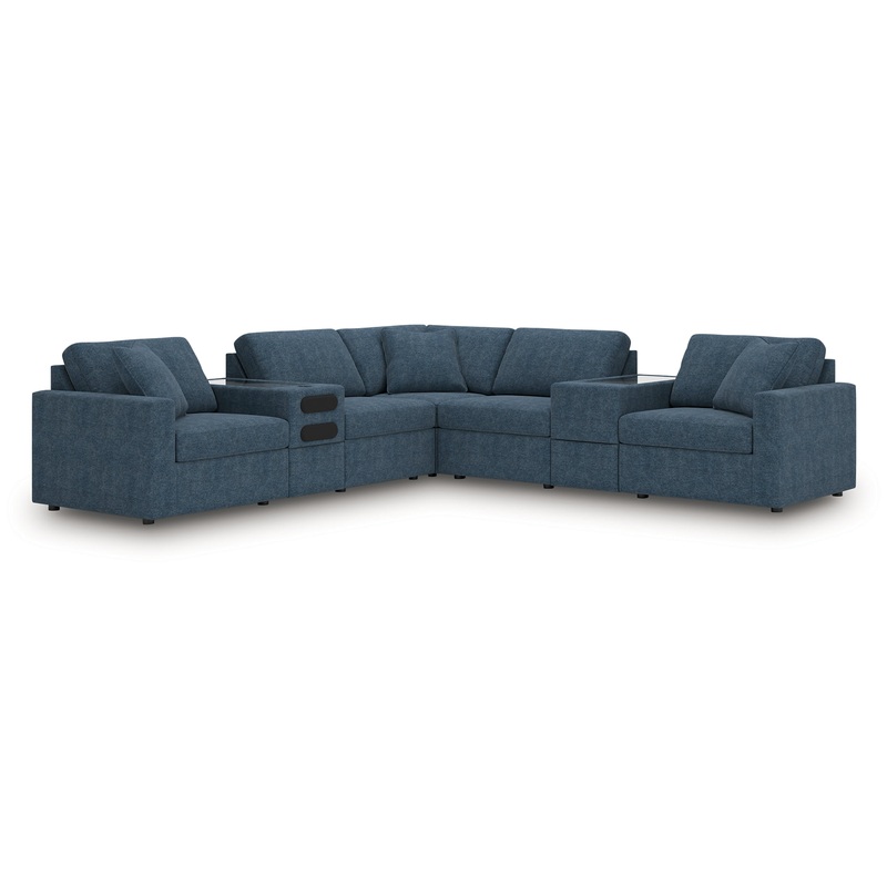 Modmax 7-Piece Balanced Sectional with Audio and Storage Consoles
