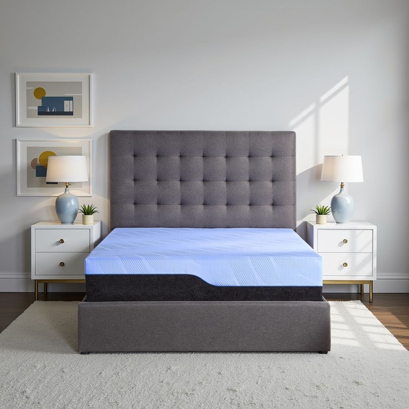 Refresh – 12 Hybrid Cooling Fast Responding Latex Foam And Coil Mattress