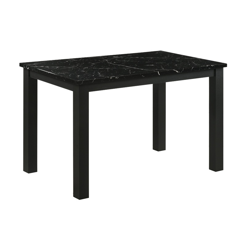 Resia – Dining Table|White|Black