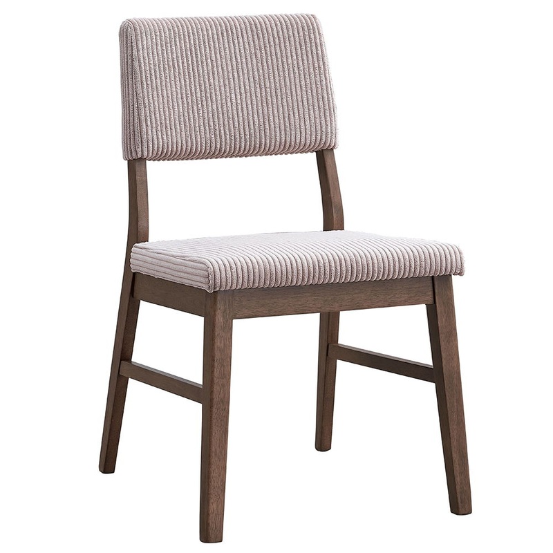 Seda – Side Chair (Set of 2)|Dusty Mauve Corduroy|Gray Corduroy