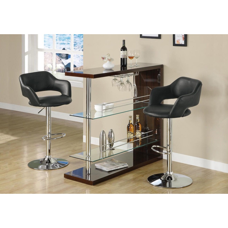 Bar Stool, Swivel, Adjustable Height, Contemporary, Modern