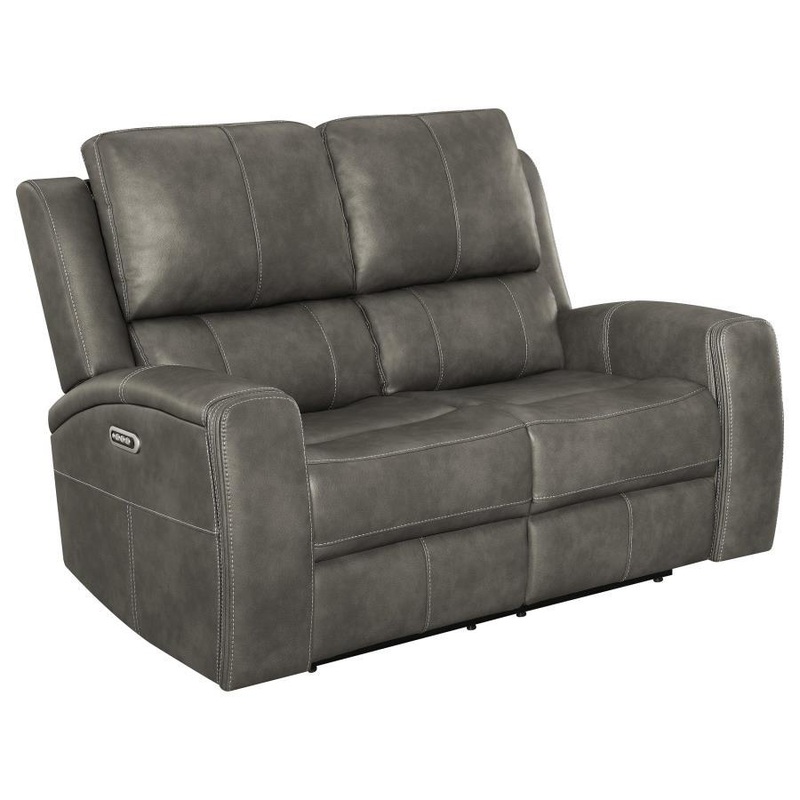 Brickston – Triple Power Reclining Loveseat