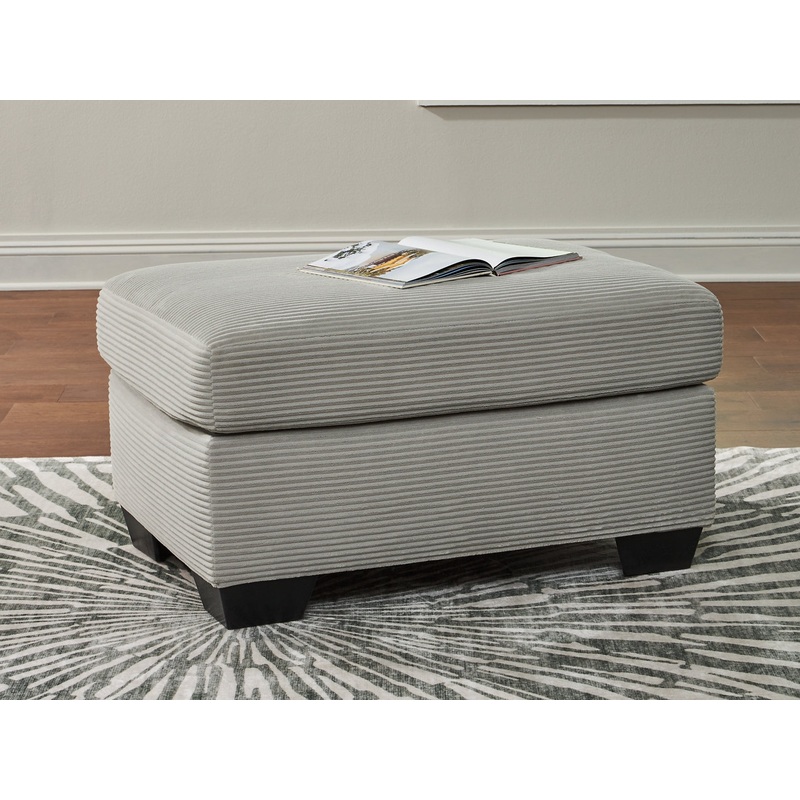 Greenbriar Ottoman|Smoke|Ivory