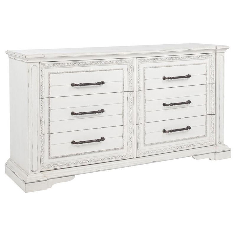 Mckinney – 6-Drawer Bedroom Dresser Cabinet