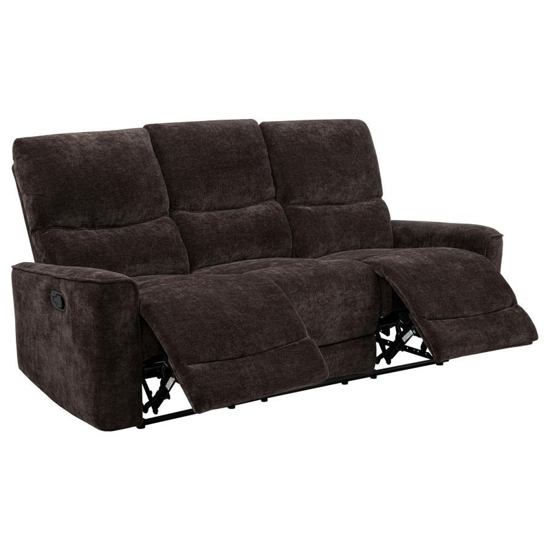 Navarro – Chenille Upholstered Reclining Sofa