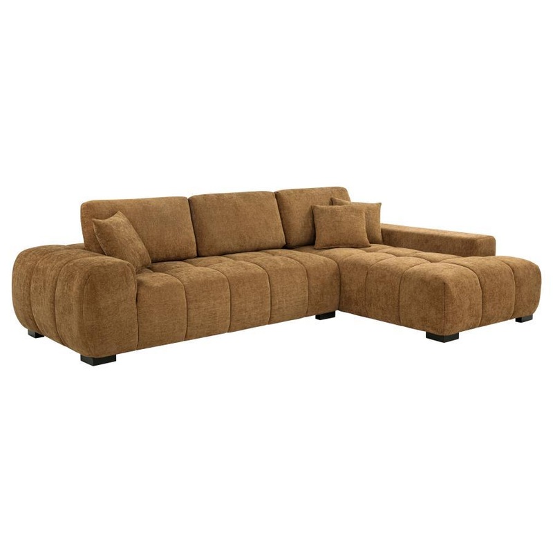 Octavia – Fabric Upholstered Sectional Chaise Sofa