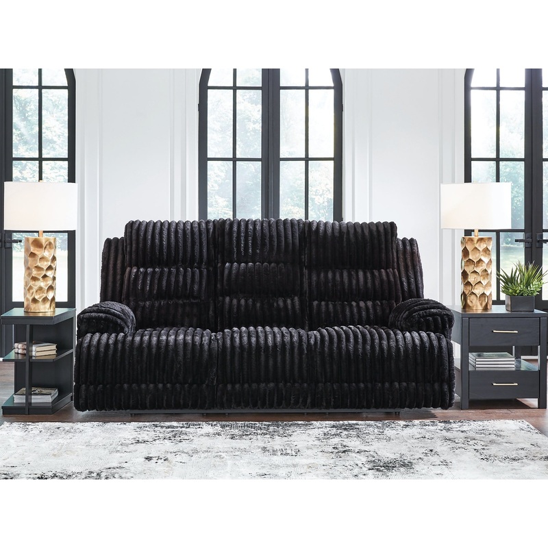 Rhines Falls REC PWR Sofa w/Drop Down Table