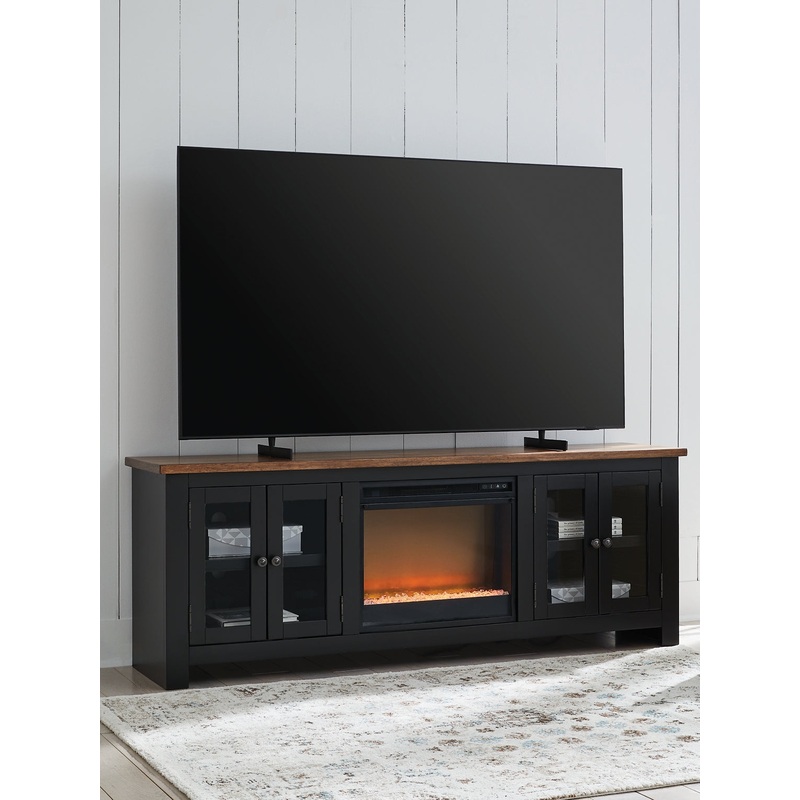 Wildenauer 76 TV Stand with Electric Fireplace