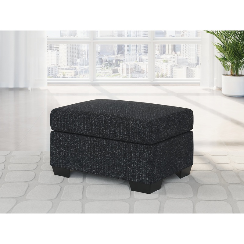 Jasmine Peaks Ottoman