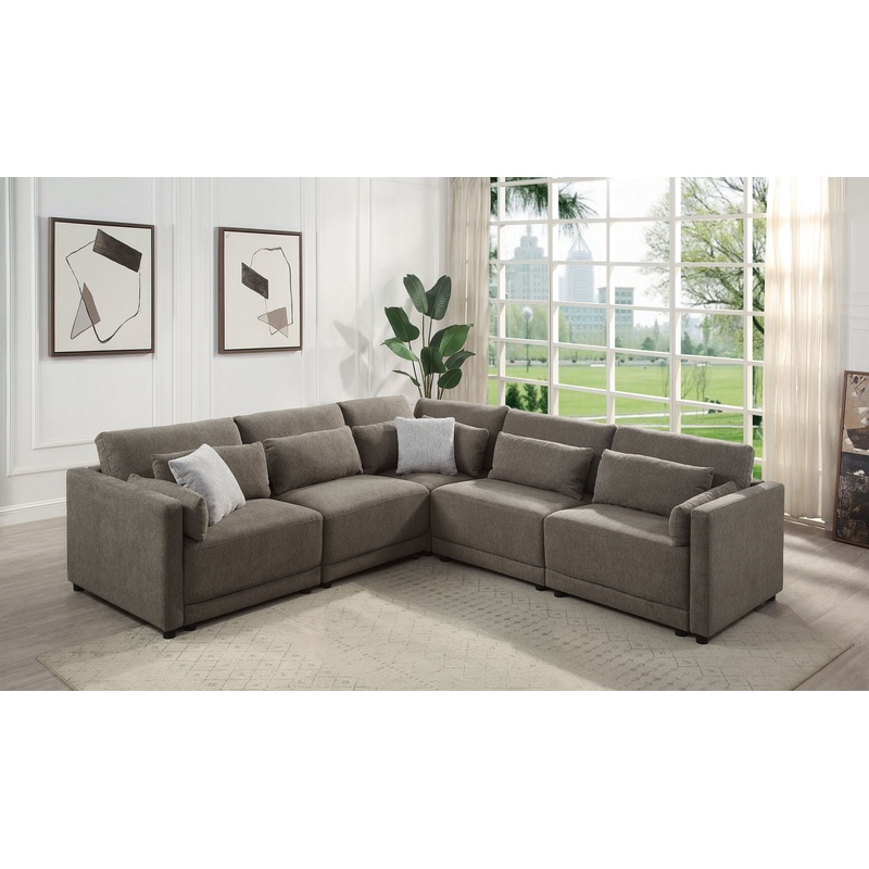 Rylie – Modular Sectional Sofa With Toss Pillows
