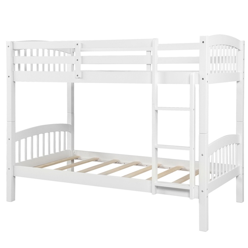 Solid Construction Bunk Bed With Ladder