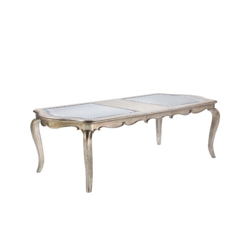 Esteban – Dining Table – Antique Champagne