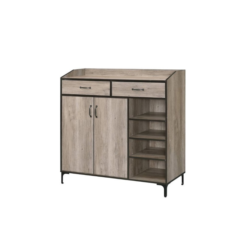 Pavati – 48 Shoe Cabinet – Rustic Gray Oak