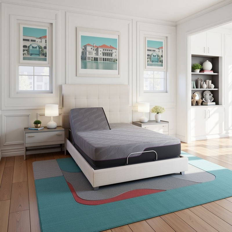 Renew – 11 King Size Flex Head Cooling Gelcare Memory Foam Mattress – Gray