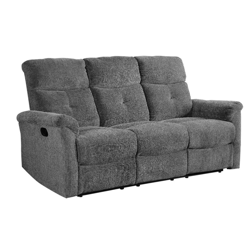 Treyton – Motion Sofa – Gray Chenille