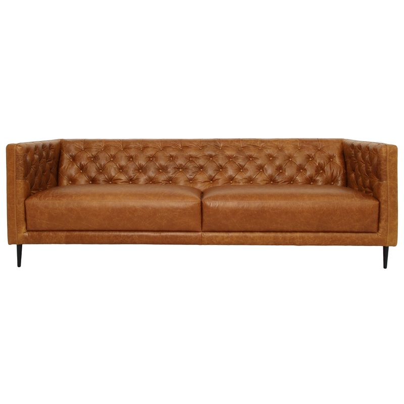 Vermont – Waxy Sofa – Cognac