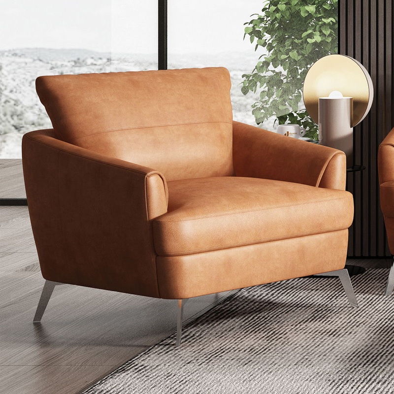 Safi – Chair – Cappuccino Leather