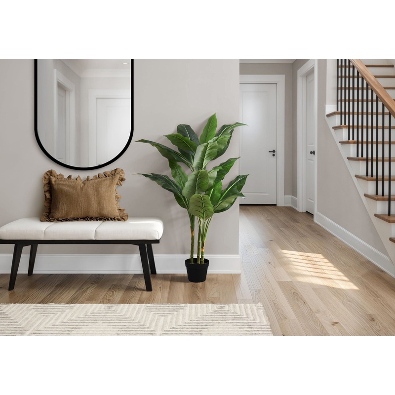 42 Tall, Artificial Plant, Evergreen Tree, Indoor, Faux, Fake, Floor, Greenery, Potted, Decorative – Green / Black