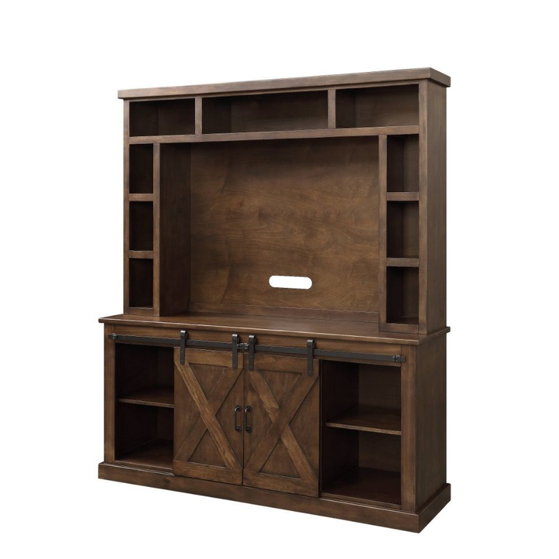 Aksel – Entertainment Center (Include 91617Fir) – Walnut