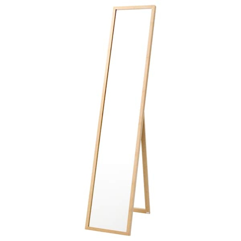 VRSNS standing mirror, bamboo