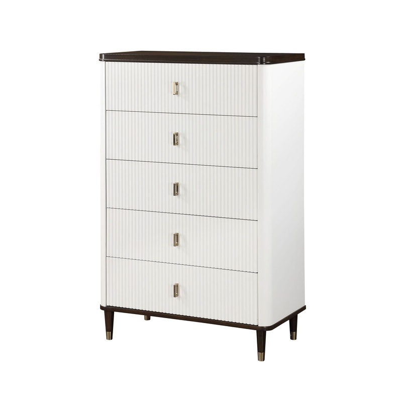 Carena – Chest – White / Walnut