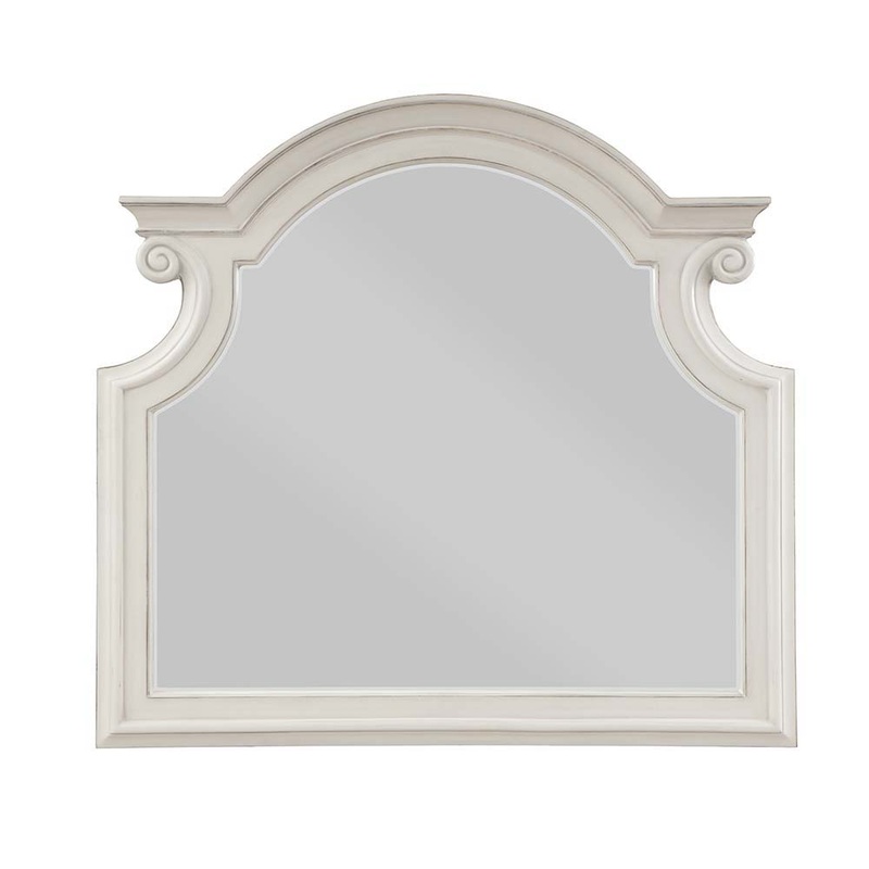 Florian – 46 Mirror – Antique White