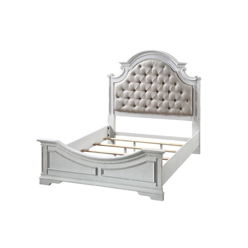 Florian – Bed|Beige|Antique White|White|Queen|King